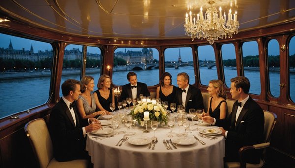 Les secrets d'un dîner en bateau à paris : ambiance, menu et monuments
